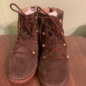 Brown Suede Boots